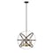 Z-Lite Cavallo 5 Light Pendant, Hammered Bronze + Olde Brass 463-18HBRZ-OBR - alternate 1
